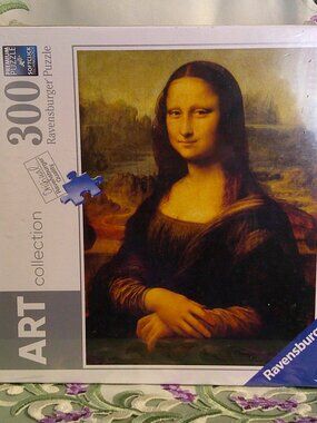 300 piece Jigsaw Puzzle Ravensburger Art Mona Lisa Leonardo da Vinci NEW Sealed